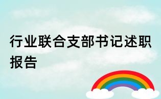 行業(yè)聯(lián)合支部書記述職報(bào)告