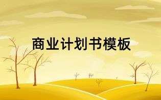商業(yè)計(jì)劃書(shū)模板